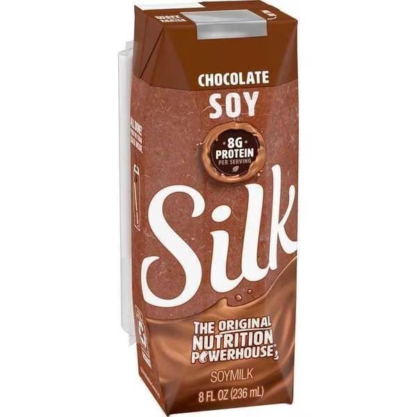 Silk Aseptic Soy Chocolate 8 fl. oz., PK18, Silk, Mfr#: 136465